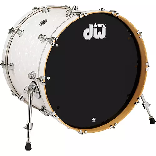 DW DWe Wireless Acoustic/Electronic Convertible Bass Drum 20 x 14 in. Finish Ply White Marine Pearl - musicians--Friend