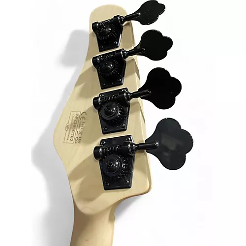 Used Schecter Guitar Research Justin Beck V Ani Natural Electric Bass Guitar Natural - musicians--Friend
