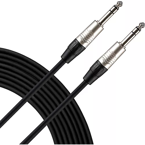 Livewire Advantage Interconnect Cable 1/4 TRS to 1/4 TRS Black 15 ft. - musicians--Friend
