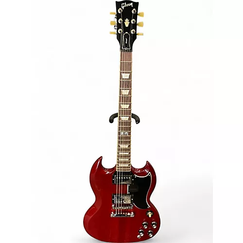 Used Gibson SG Standard e-tune sg14hcrc1 Heritage Cherry Solid Body Electric Guitar Heritage Cherry - musicians--Friend