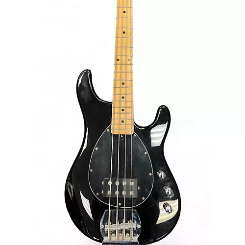 Used Sterling by Music Man Sub 4 Black Electric Bass Guitar Black - musicians--Friend
