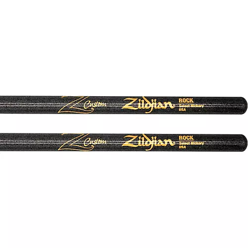 Zildjian Limited-Edition Z Custom Black Chroma Drum Sticks 5B Wood - musicians--Friend