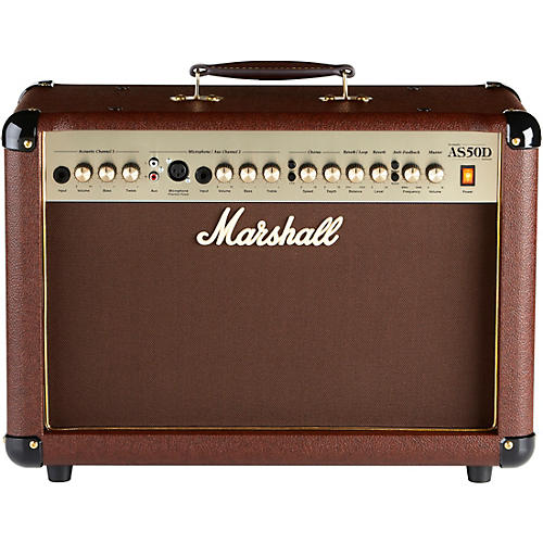 Marshall AS50D 50W 2x8 Acoustic Guitar Combo Amp - musicians--Friend