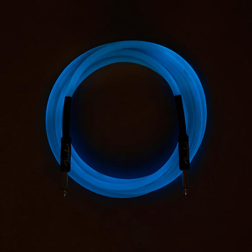 Fender Professional Series Glow in the Dark Straight to Straight Instrument Cable 10 ft. Orange - musicians--Friend