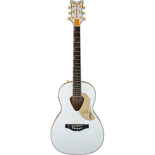 Gretsch Guitars G5021WPE Rancher Penguin Parlor Acoustic-Electric Guitar Shell Pink - musicians--Friend