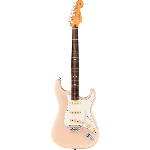 Fender Player II Stratocaster Chambered Ash Body Rosewood Fingerboard Electric Guitar White Blonde - musicians--Friend
