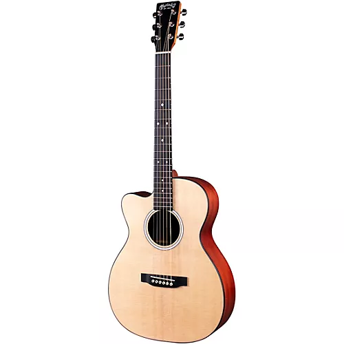 Martin 000 Jr-10E Left-Handed Auditorium Cutaway Acoustic-Electric Guitar Natural - musicians--Friend