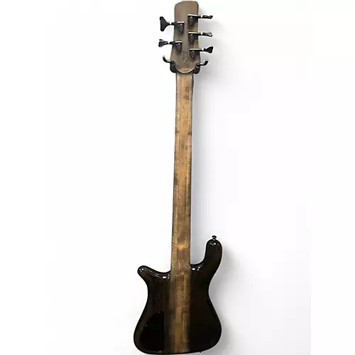 Used 2021 Spector NS-5XL Super Faded Gloss Burl Top Electric Bass Guitar Super Faded Gloss Burl Top - musicians--Friend