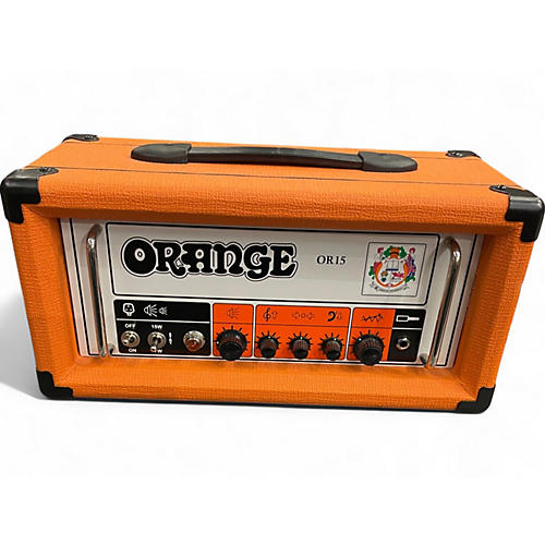 Used Orange Amplifiers OR15H 15W Tube Guitar Amp Head - musicians--Friend