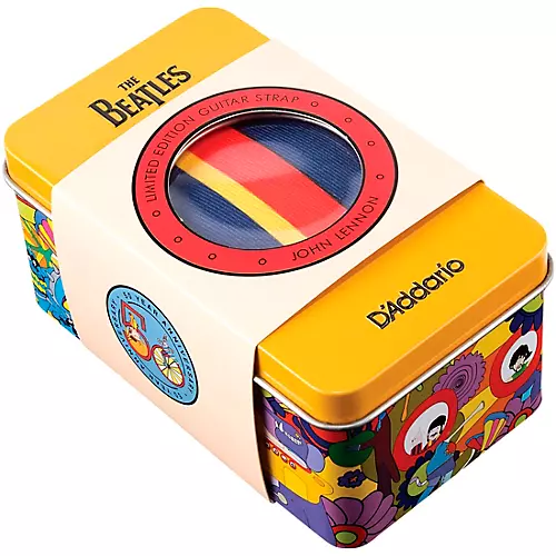 D'Addario Yellow Submarine 50th Anniversary Woven Guitar Strap John 2 in. - musicians--Friend