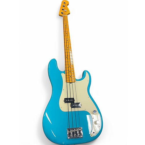 Used Fender American Professional II Precision Bass Daphne Blue Electric Bass Guitar Daphne Blue - musicians--Friend