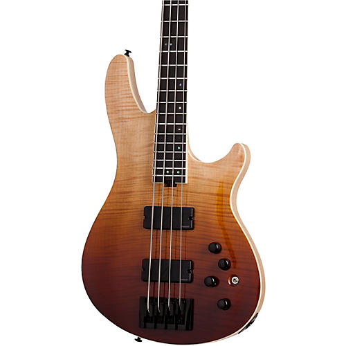 Schecter Guitar Research SLS Elite-4 Electric Bass Black Fade Burst - musicians--Friend
