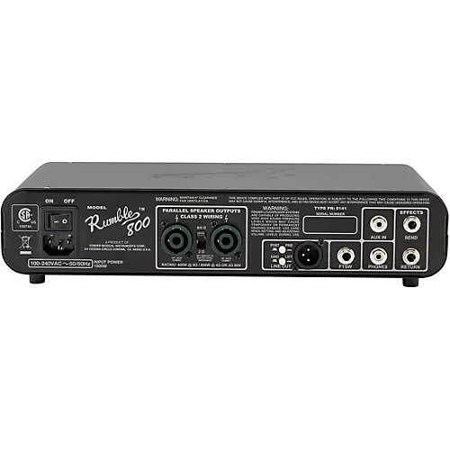 Fender Rumble 800 800W Bass Amp Head Black - musicians--Friend