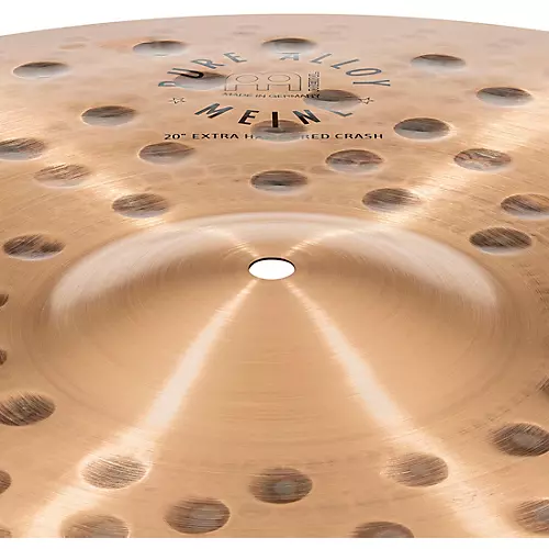MEINL Pure Alloy Extra Hammered Crash Cymbal 20 in. - musicians--Friend