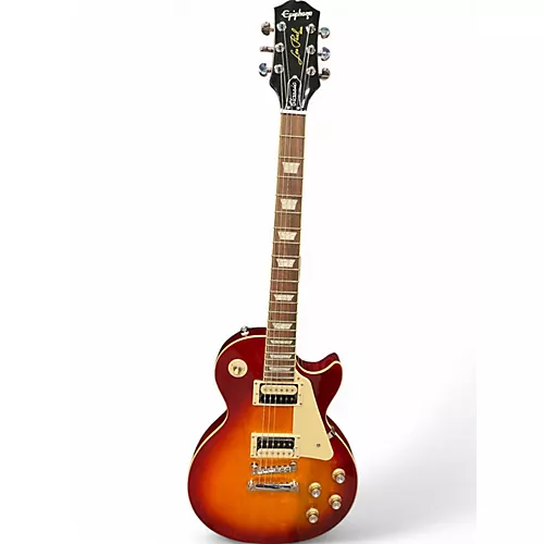 Used Epiphone Les Paul Classic Heritage Cherry Solid Body Electric Guitar Heritage Cherry - musicians--Friend