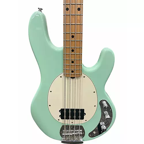 Used Sterling by Music Man Sub 4 Seafoam Green Electric Bass Guitar Seafoam Green - musicians--Friend