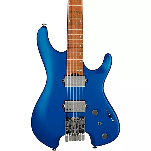 Ibanez Q52 Q Headless 6-String Electric Guitar Laser Blue Matte - musicians--Friend