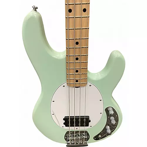 Used Sterling by Music Man SUB Series  Mint Green Electric Bass Guitar Mint Green - musicians--Friend