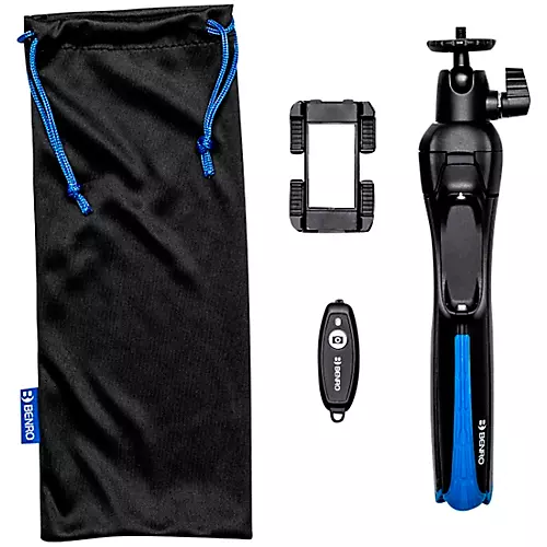 BENRO BK15 Mini Tripod & Selfie Stick With Remote - musicians--Friend