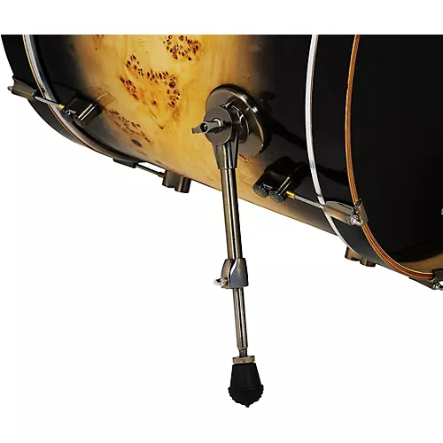 PDP by DW Limited-Edition Mapa Burl 4-Piece Shell Pack With Antique Bronze Hardware Black Burst - musicians--Friend