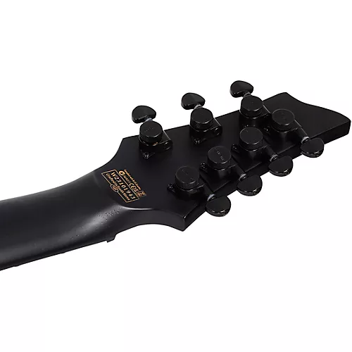 Schecter Guitar Research PT-7 MS Black Ops Left Handed Electric Guitar Satin Black Open Pore - musicians--Friend