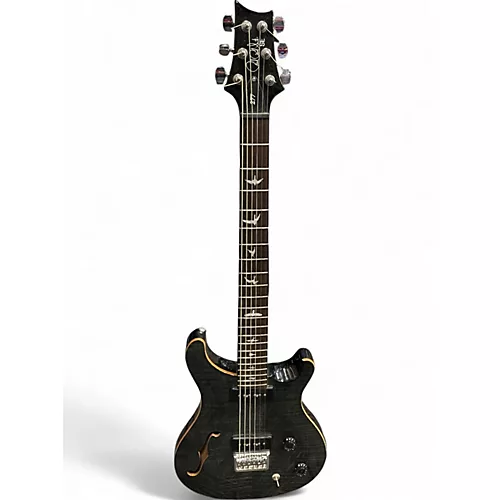 Used PRS SE 277 SEMI HOLLOW Trans Black Solid Body Electric Guitar Trans Black - musicians--Friend