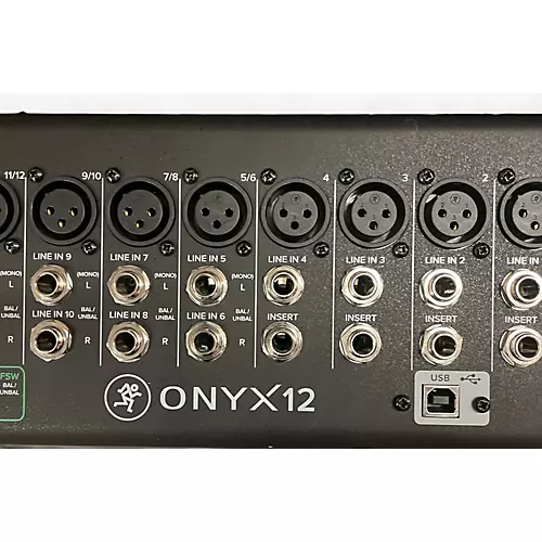 Used Mackie ONYX12 Unpowered Mixer - musicians--Friend