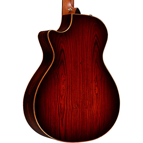 Taylor Custom #2 Cocobolo Grand Concert Acoustic-Electric Guitar Shaded Edge Burst - musicians--Friend