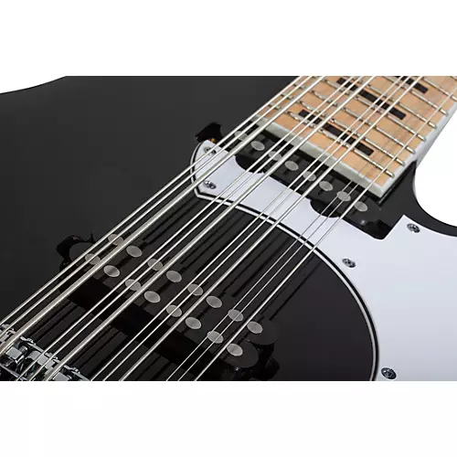 Schecter Guitar Research Stargazer-12 12-String Electric Bass Gloss Black - musicians--Friend