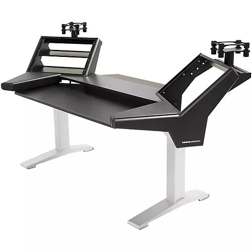 Argosy Halo.K Plus Keyboard Workstation Desk With Original Hautelink Pattern Desktop - musicians--Friend