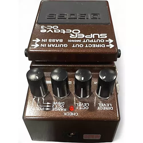 Used BOSS OC3 Super Octave Effect Pedal - musicians--Friend