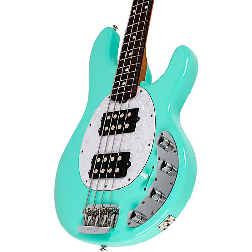 Ernie Ball Music Man StingRay Special HH Electric Bass Guitar Black and Chrome - musicians--Friend
