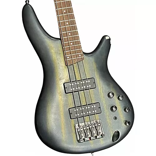 Used Ibanez SR300 Black Electric Bass Guitar Black - musicians--Friend