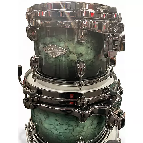Used TAMA 5 Piece Starclassic molten steel Drum Kit molten steel - musicians--Friend