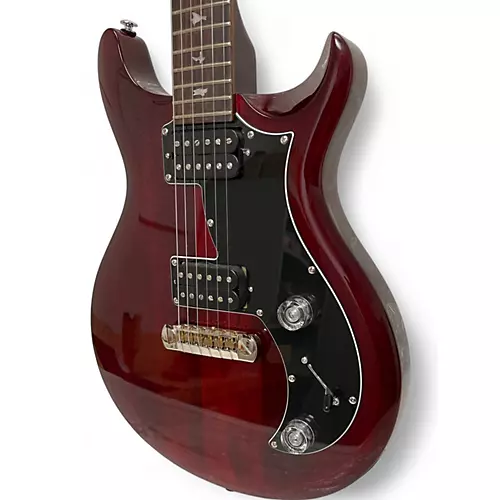 Used PRS Mira SE Cherry Solid Body Electric Guitar Cherry - musicians--Friend