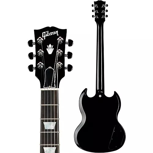 Gibson SG Modern Left-Handed Electric Guitar Trans Black Fade - musicians--Friend