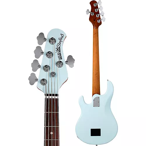 Ernie Ball Music Man StingRay5 Special H 5-String Electric Bass Guitar Black and Chrome - musicians--Friend