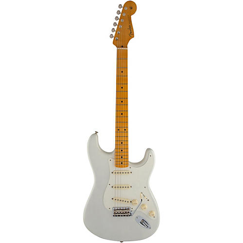 Fender Artist Series Eric Johnson Stratocaster Electric Guitar White Blonde Maple Fretboard - musicians--Friend