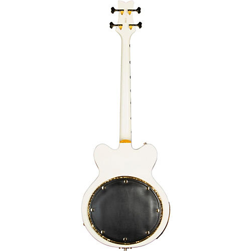 Gretsch Guitars G6136B-TP-AWT Tom Petersson Signature Electric Bass Guitar Aged White - musicians--Friend