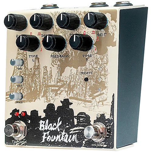Old Blood Noise Endeavors Black Fountain Stereo Delay Effects Pedal Cream - musicians--Friend