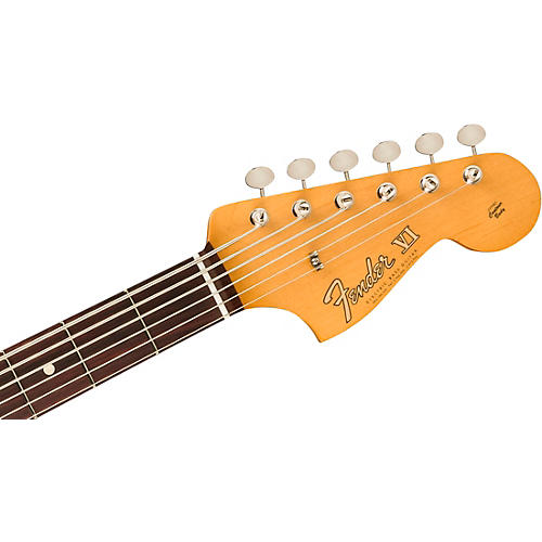 Fender Vintera II '60s Bass VI 6-String Bass Guitar Lake Placid Blue - musicians--Friend