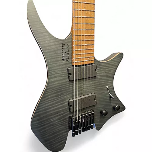 Used strandberg Boden Standard 7 Black Solid Body Electric Guitar Black - musicians--Friend