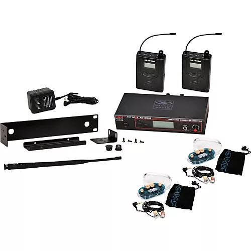 Galaxy Audio 1200 Series Wireless Personal Monitor Twin Pack With EB6 Ear Buds Band N - musicians--Friend