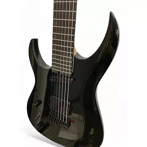 Used Schecter Guitar Research Left Handed Sunset Triad 7-String Gloss Black Electric Guitar Gloss Black - musicians--Friend