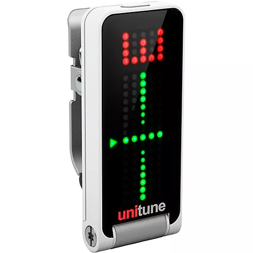 TC Electronic UniTune Chromatic Clip-On Tuner White - musicians--Friend