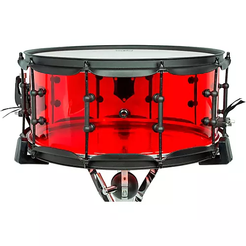 SJC Drums Josh Dun Torch Snare Drum 14 x 6.5 in. Yellow Acrylic - musicians--Friend