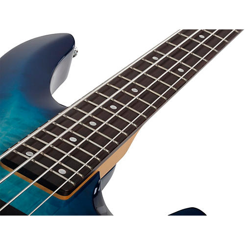 Schecter Guitar Research C-4 Plus Electric Bass See-Thru Cherry Burst - musicians--Friend
