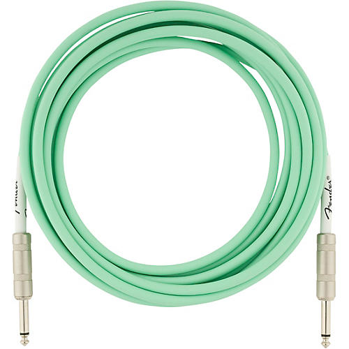 Fender Original Series Straight to Straight Instrument Cable 15 ft. Surf Green - musicians--Friend