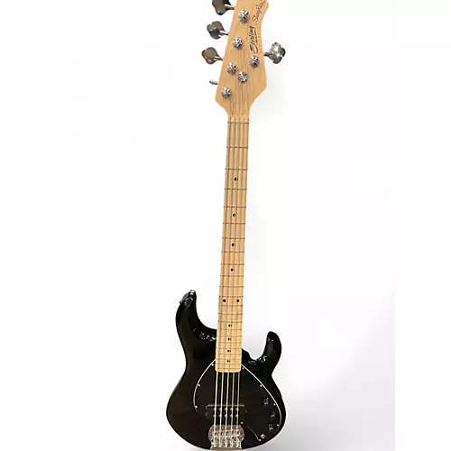 Used Sterling by Music Man Ray5 5 String Black Electric Bass Guitar Black - musicians--Friend