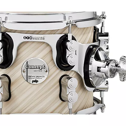 PDP by DW Concept Maple 4-Piece Shell Pack With Chrome Hardware Twisted Ivory - musicians--Friend